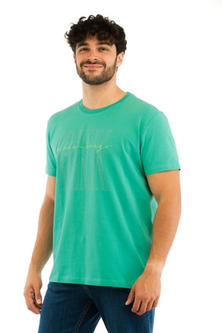 Camiseta - Verde y amarillo