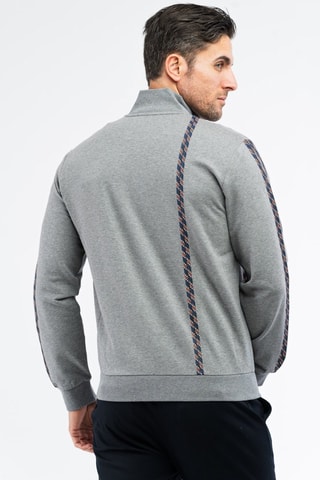 Sudadera - Rojo, azul y gris