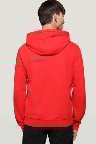 Sudadera con capucha - Rojo