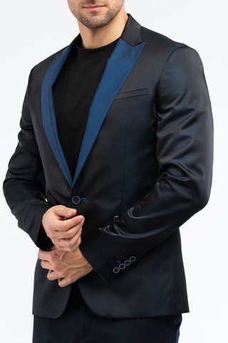 Chaqueta - Negro y azul