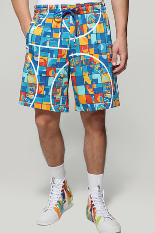 Bermudas - Rojo, azul y amarillo