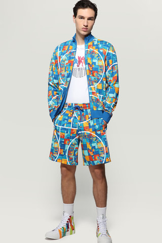 Bermudas - Rojo, azul y amarillo