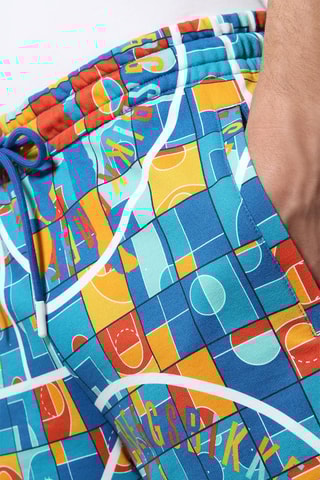 Bermudas - Rojo, azul y amarillo