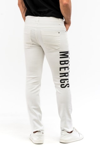 Vaquero slim fit - Blanco y negro