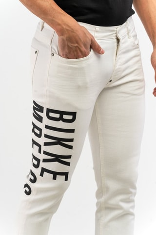 Vaquero slim fit - Blanco y negro