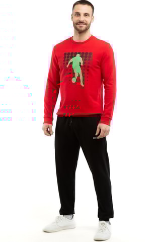 Sudadera y pantalón de chándal - Rojo