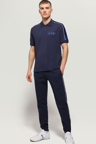 Pantalón de chándal - Blanco y azul