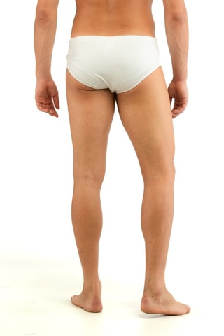 Bañador estilo slip - Blanco y negro