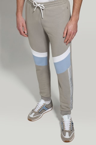 Pantalón de chándal - Blanco, azul y gris