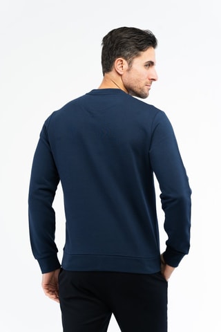 Sudadera - Blanco, negro y azul