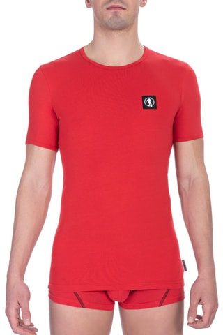 Camiseta - Blanco, negro y rojo