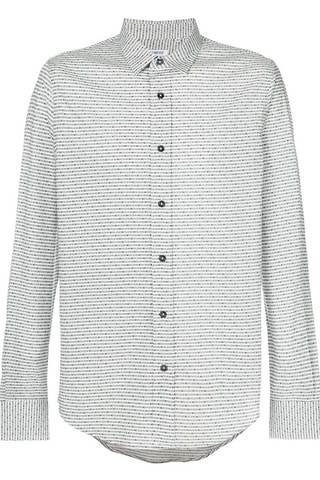 Camisa slim fit - Blanco y negro