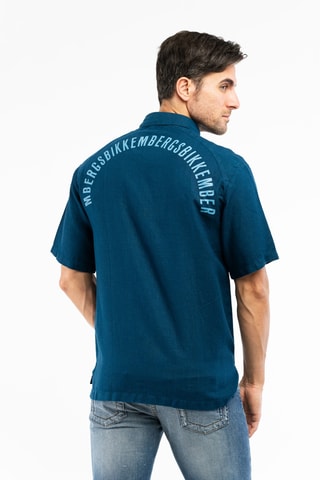 Camisa de lino - Turquesa