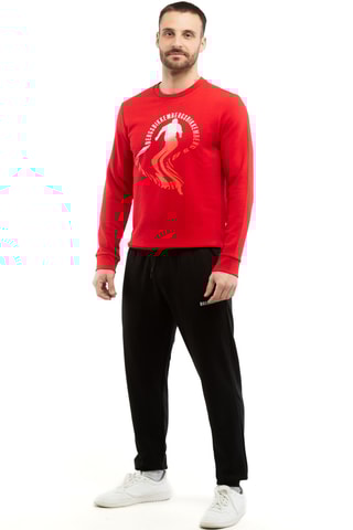 Sudadera y pantalón de chándal - Rojo