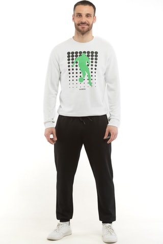 Sudadera y pantalón de chándal - Blanco