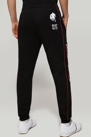 Pantalón de chándal - Blanco, negro y rojo