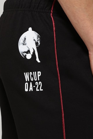 Pantalón de chándal - Blanco, negro y rojo