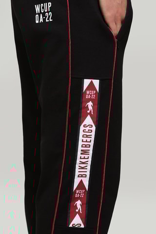 Pantalón de chándal - Blanco, negro y rojo