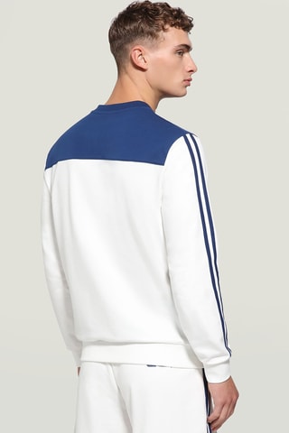 Sudadera - Blanco y azul