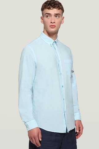 Camisa regular fit - Azul