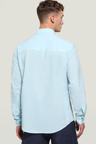 Camisa regular fit - Azul