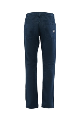 Vaquero de lino - Azul