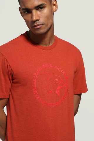 Camiseta - Rojo y naranja