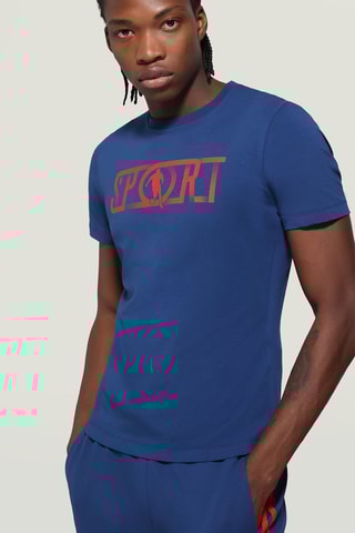 Camiseta - Rojo y azul