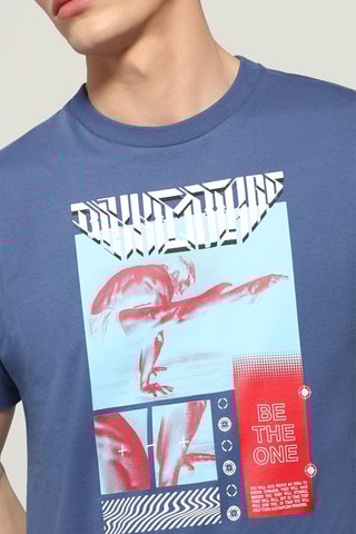 Camiseta - Blanco, rojo y azul