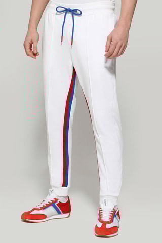 Pantalón de chándal - Blanco, rojo y azul