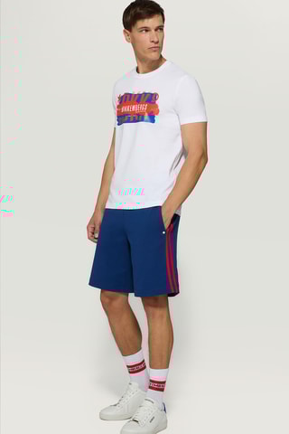 Bermudas - Rojo y azul