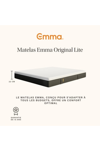 Matelas Original Lite et lit One Cocoon Lite Emma