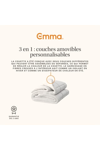 Couette 4 saisons Emma - Blanc