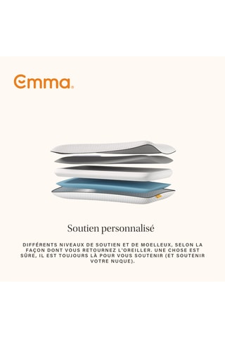 2 oreillers Emma Original Adapt Thermorégulant - Blanc