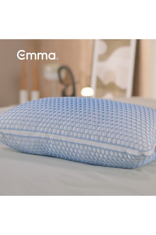 2 oreillers Emma Original Confort Elite - Blanc