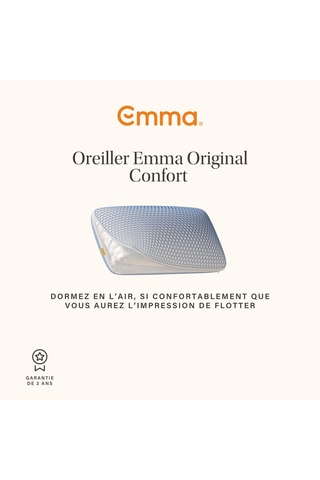Oreiller Emma Original Confort Elite - Blanc