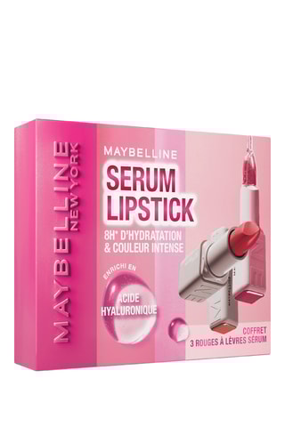 3 pintalabios Sérums - 002 Maybe It's, 004 Wild Card, 108 Fit Check - Maybelline