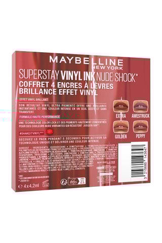 4 rouges à lèvres Vinyl Ink - Nudes -  4,2 ml