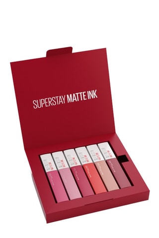 6 rouges à lèvres Matte  Ink - 15 Lover/20 Pioneer/50 Voyager/65 Seductress/120 Artist/118 Dancer - 6 x 5 ml