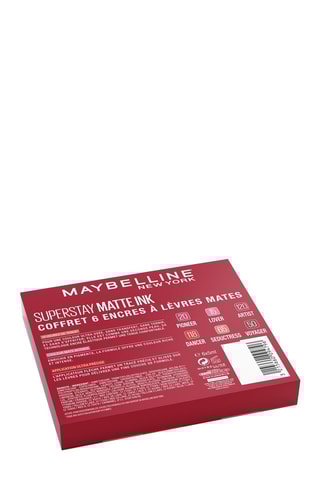 6 rouges à lèvres Matte  Ink - 15 Lover/20 Pioneer/50 Voyager/65 Seductress/120 Artist/118 Dancer - 6 x 5 ml
