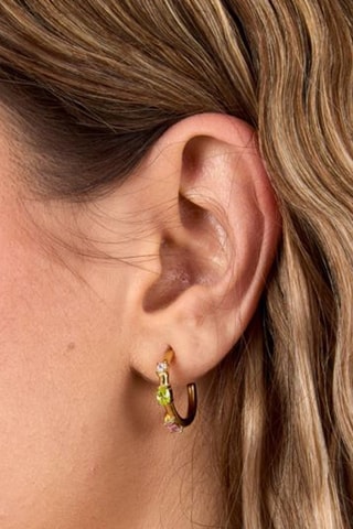 Orecchini a cerchio - Zirconi