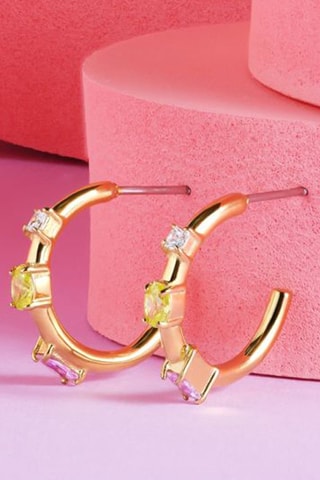 Orecchini a cerchio - Zirconi