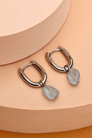 Orecchini a cerchio - Argentato