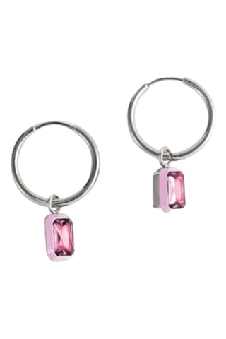 Orecchini a cerchio - Argentato