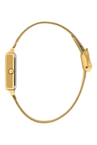 Orologio al quarzo in acciaio - Dorato e blu 