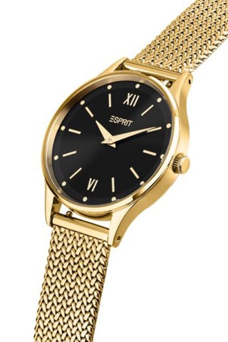 Orologio al quarzo in acciaio - Dorato e nero