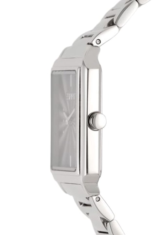 Orologio al quarzo in acciaio - Argentato e grigio