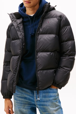 Doudoune à capuche - Noir