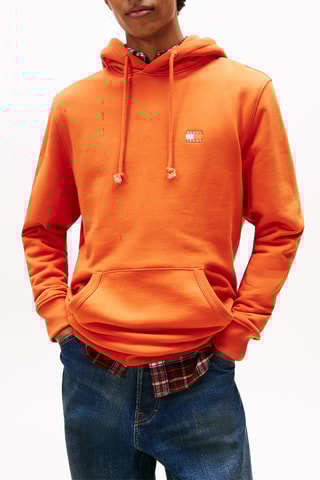 Sweat à capuche regular - Orange