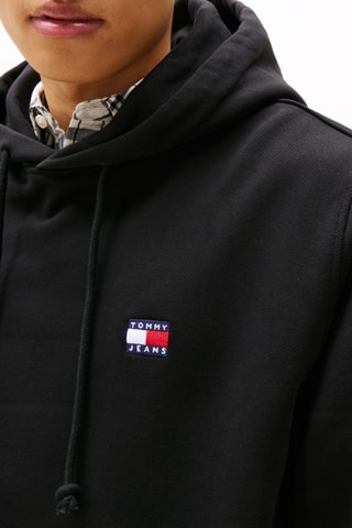 Sweat à capuche regular - Noir